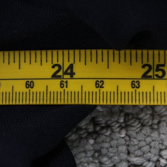 Brook Brothers 346 Blazer Men Sz 46R Navy Blue Two Button Front Wool Blend Lined - Picture 9 of 10